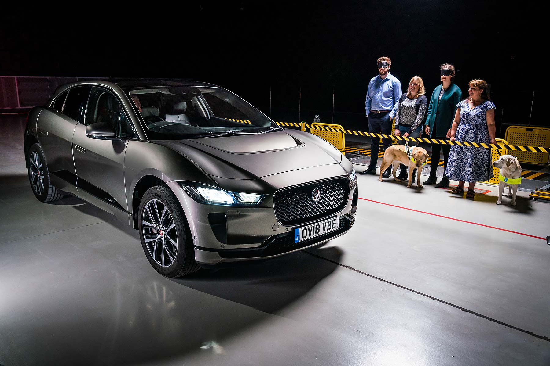 Jaguar I-Pace AVAS and Guide Dogs for the Blind