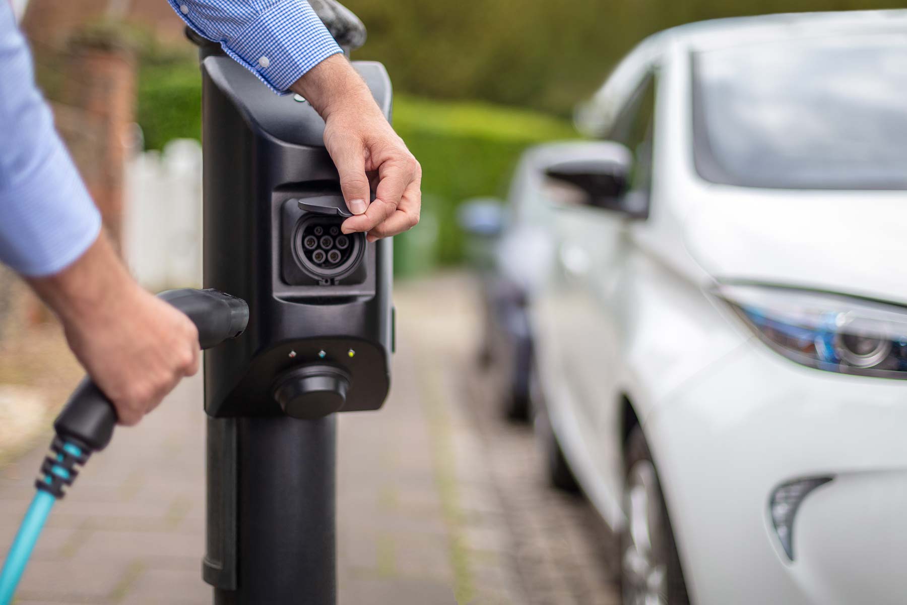 char.gy lamppost EV charging unit