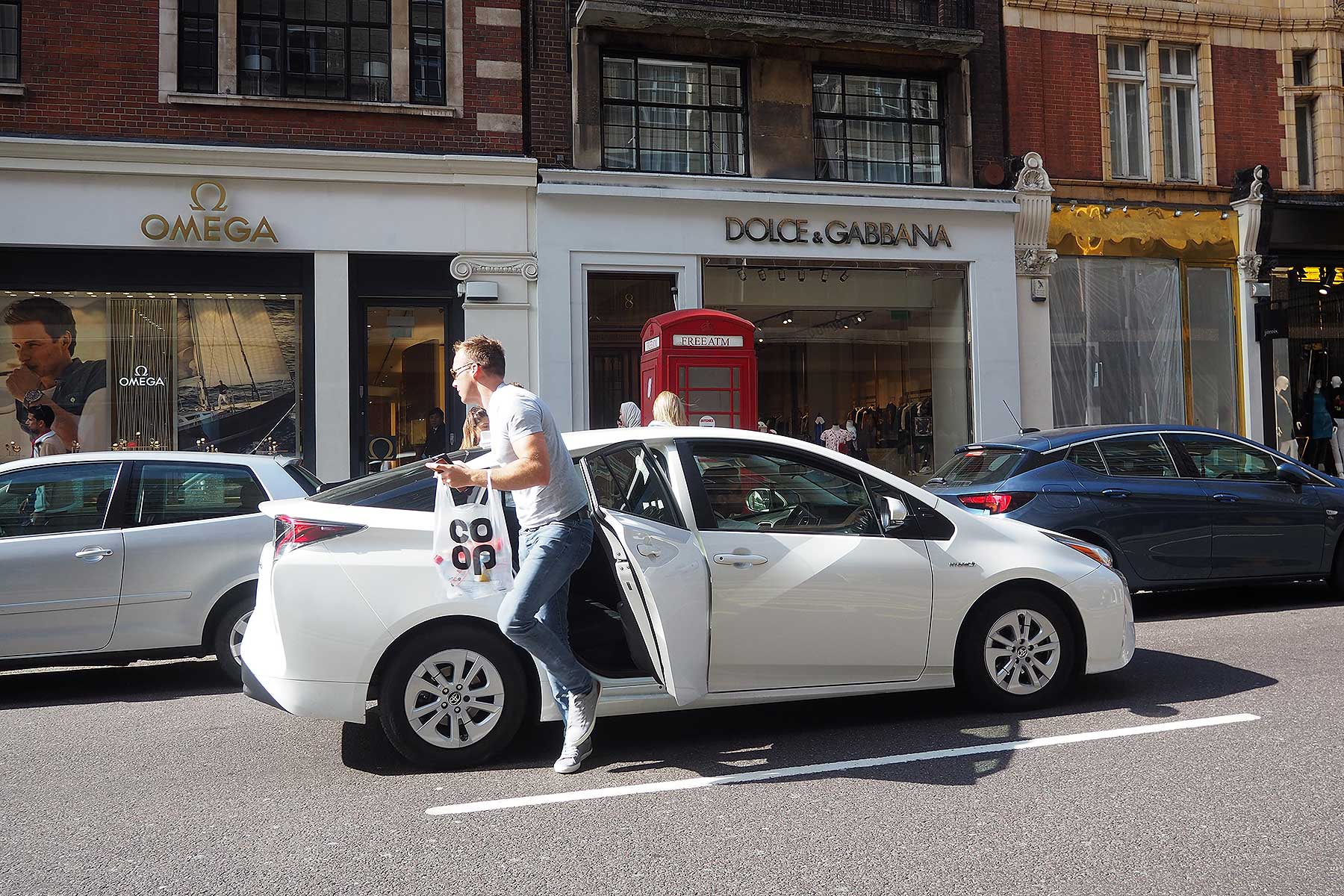 Uber rider in London