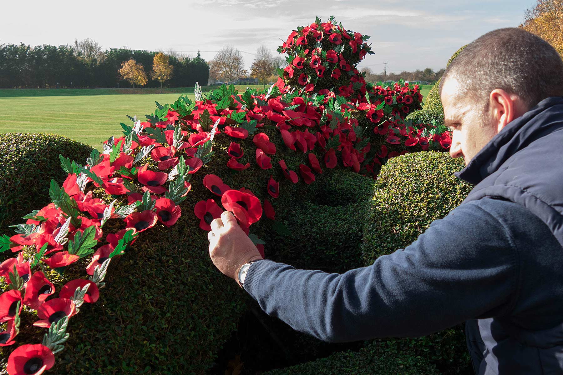 Williams and Royal British Legion mark Remembrance Sunday