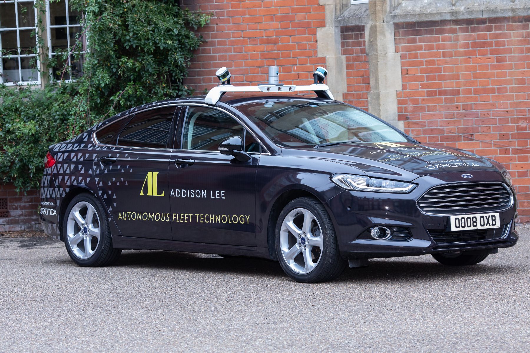 Addison Lee autonomous car testing Oxbotica