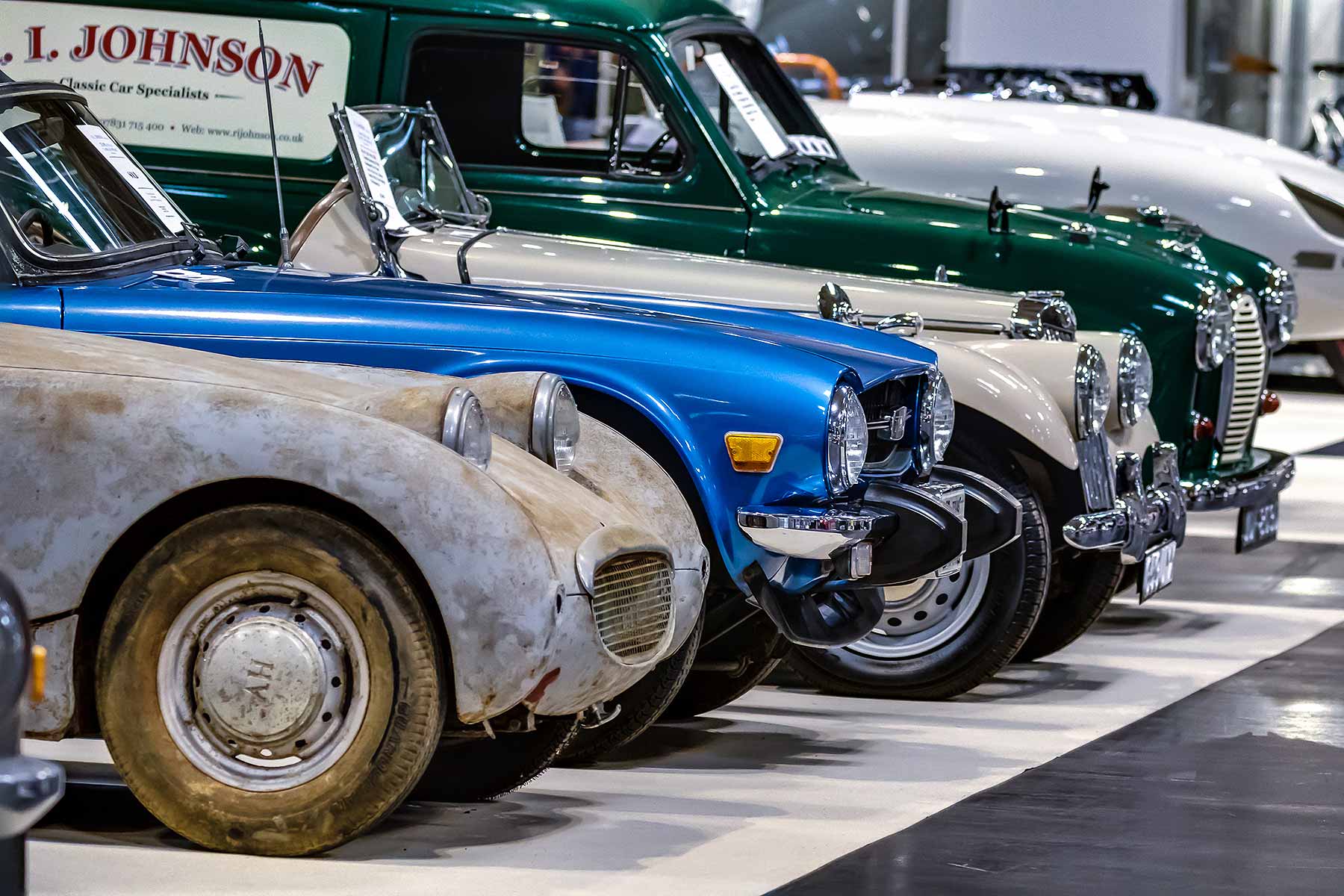 Classic cars at the NEC Classic Motor Show