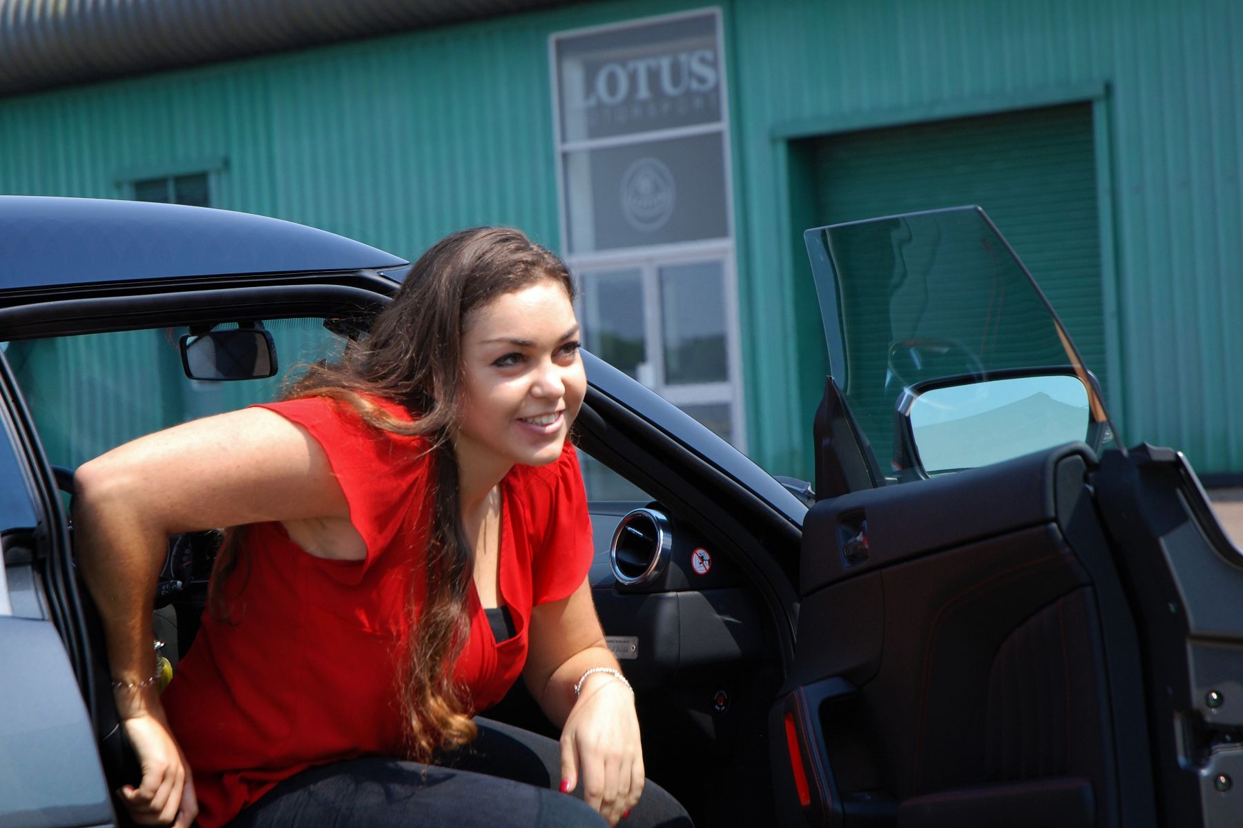 Elisa Artioli at Lotus HQ