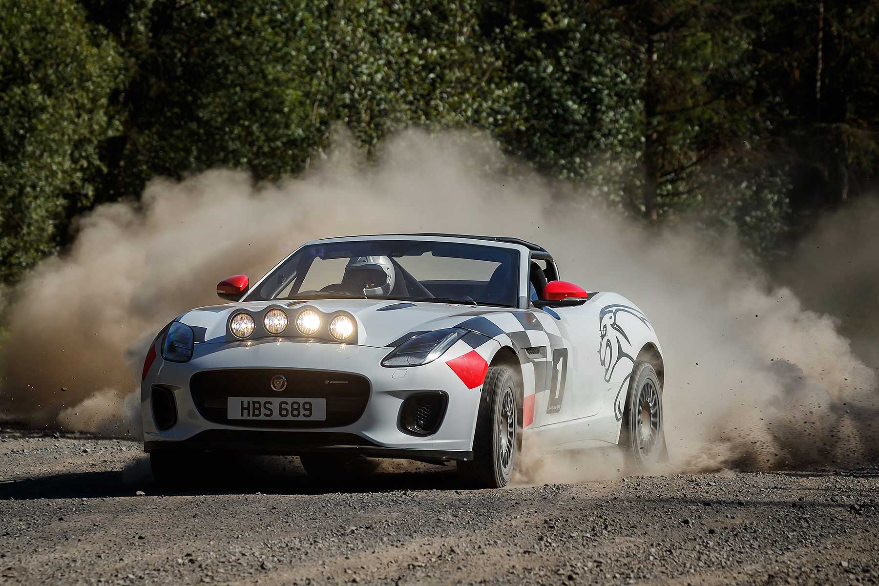 Jaguar F-Type rally car special