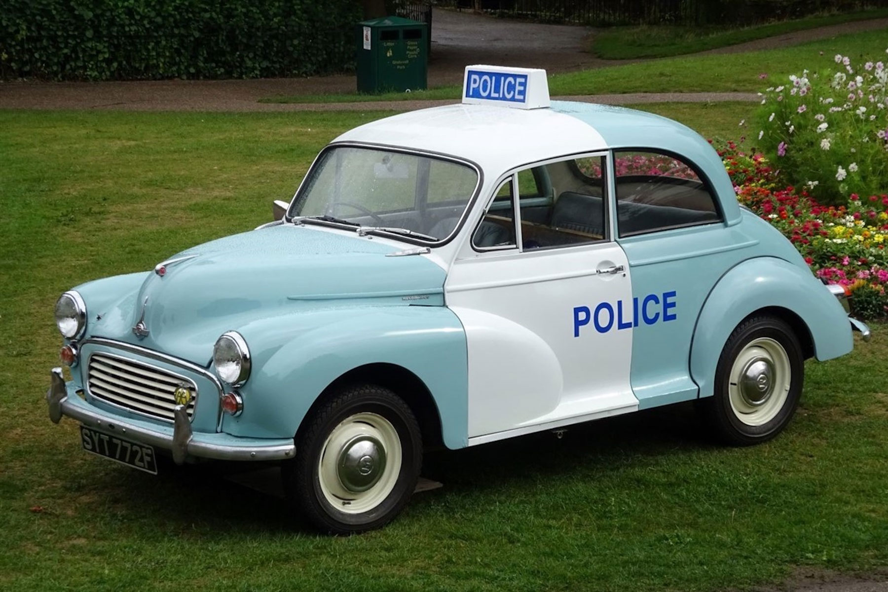 A police car