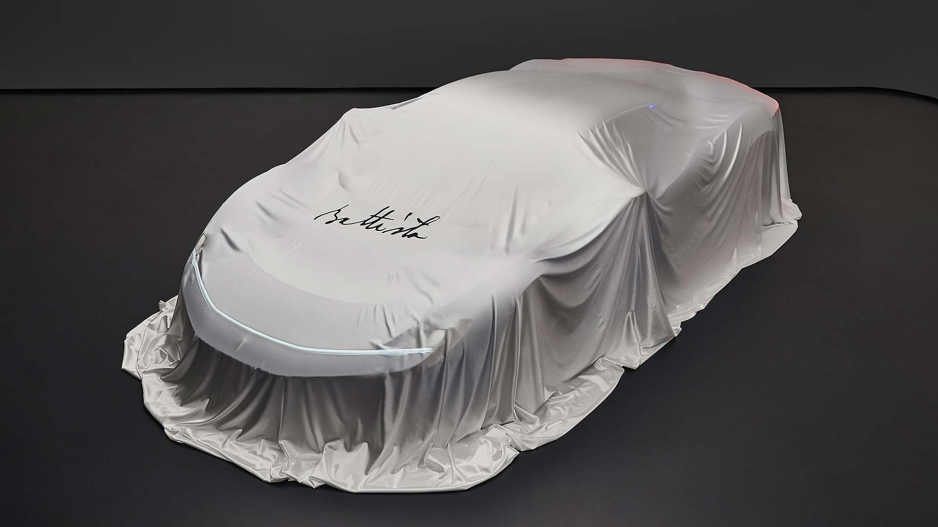 Pininfarina Battista under cover