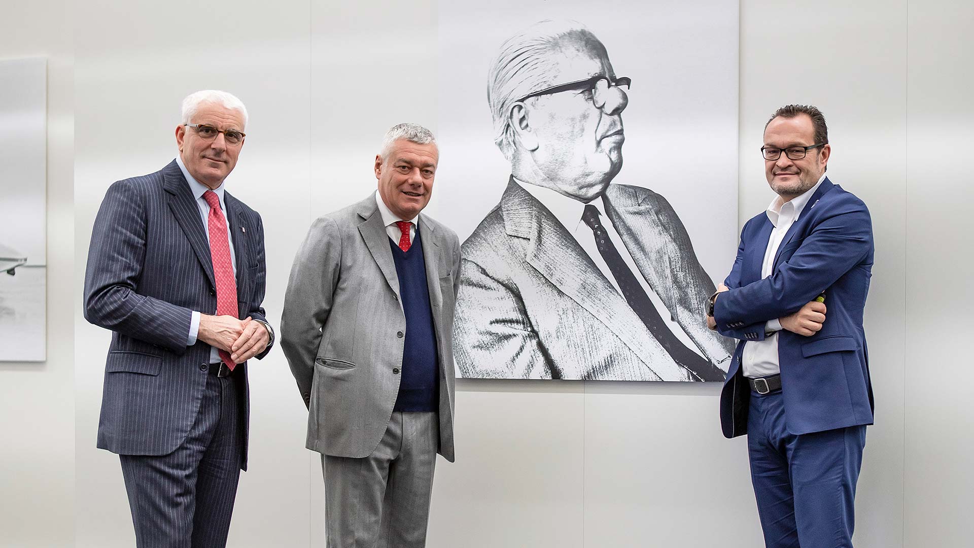 Silvio Pietro Angori, Paolo Pininfarina and Michael Perschke