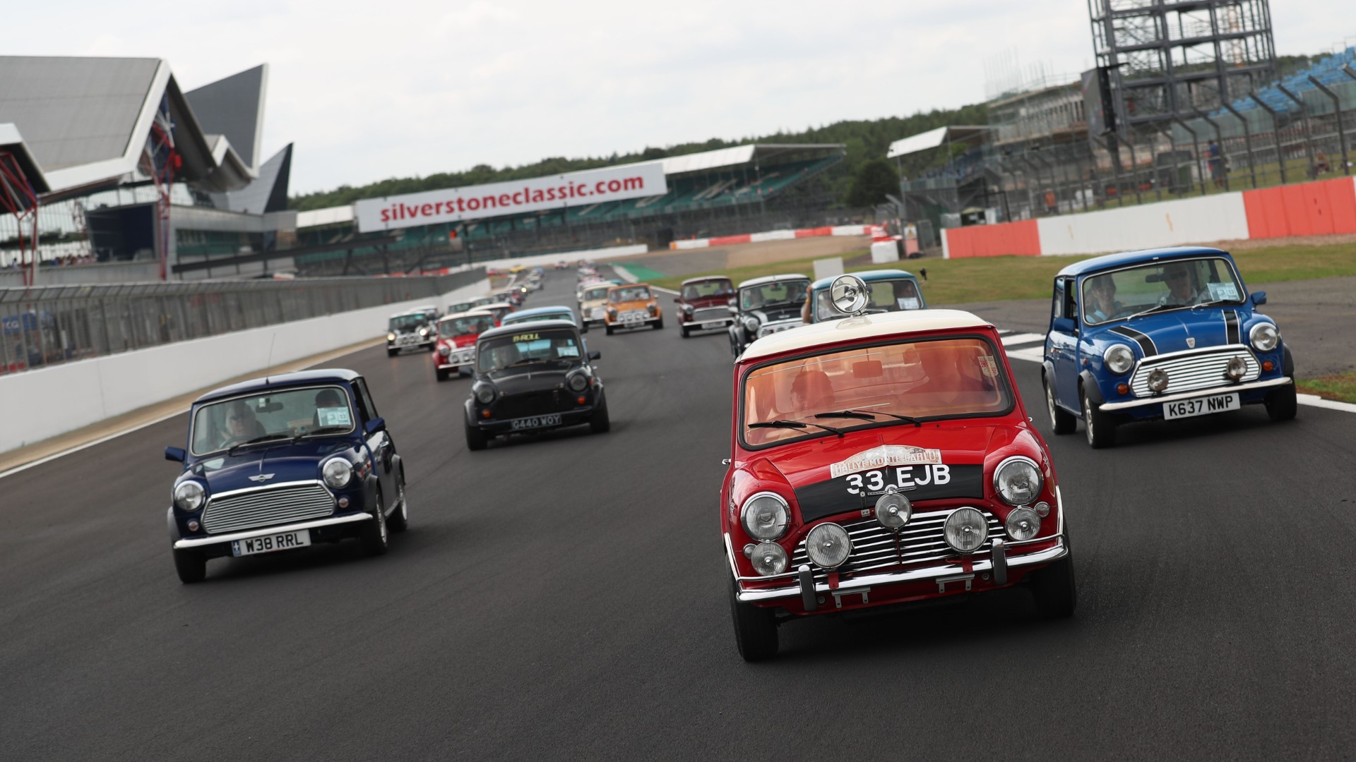 Minis at Silverstone Classic