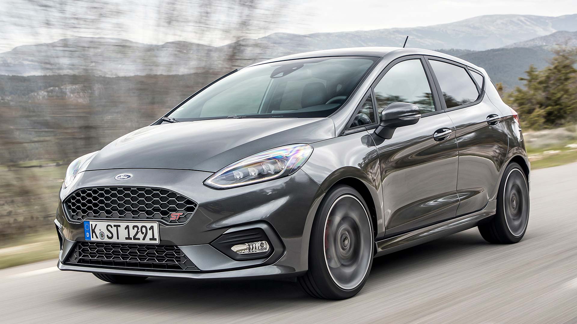 Grey Ford Fiesta