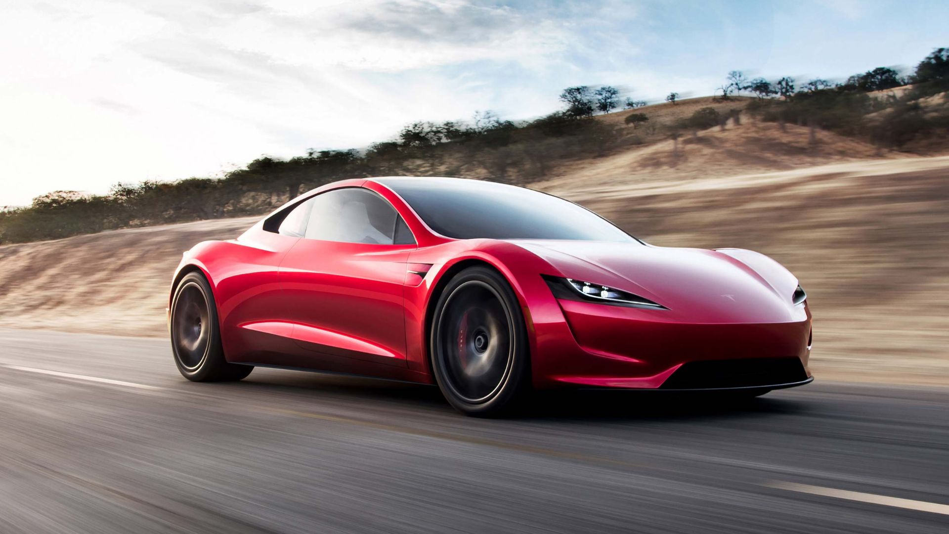 Tesla Roadster fly Space X