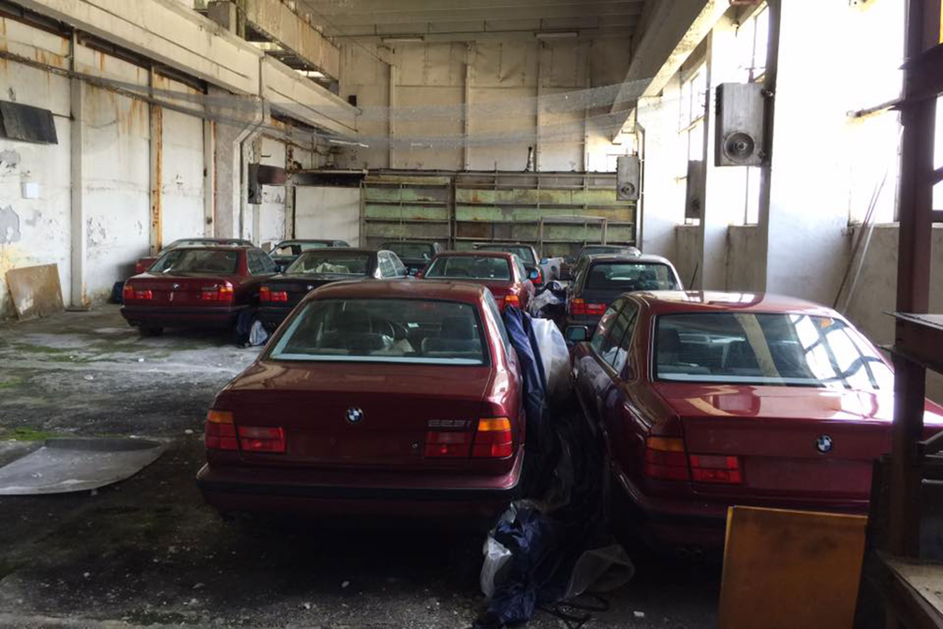 Abandoned zero mileage BMWs found in Bulgarian warehouse