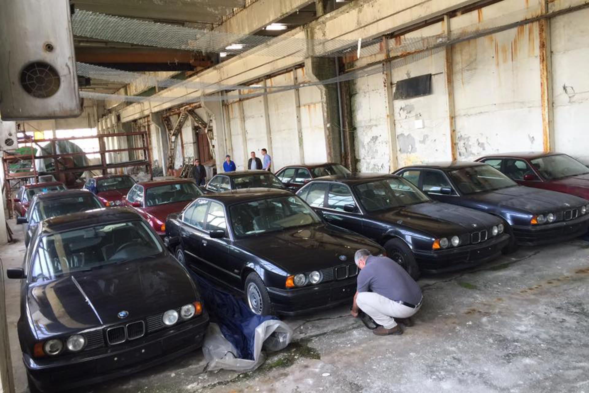 Abandoned zero mileage BMWs found in Bulgarian warehouse