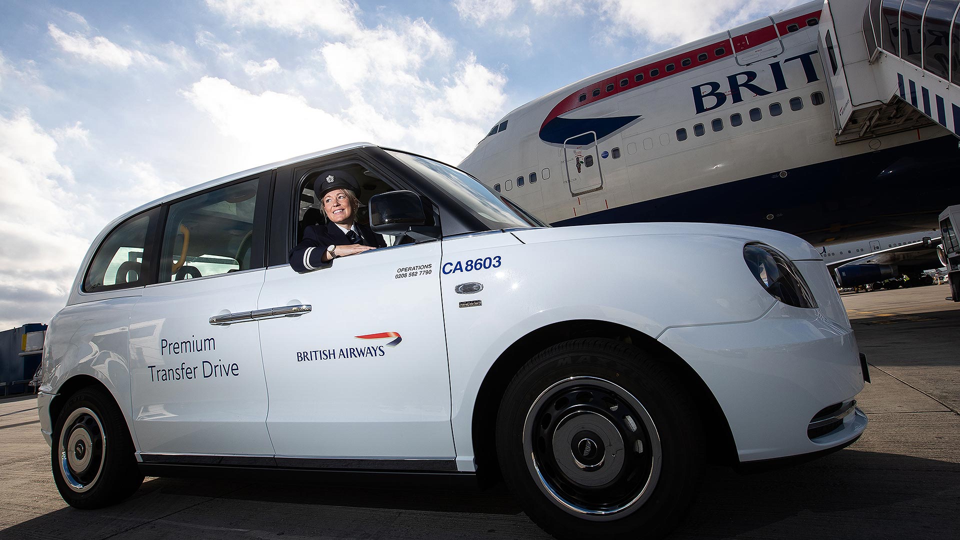 BA premium electric taxi service