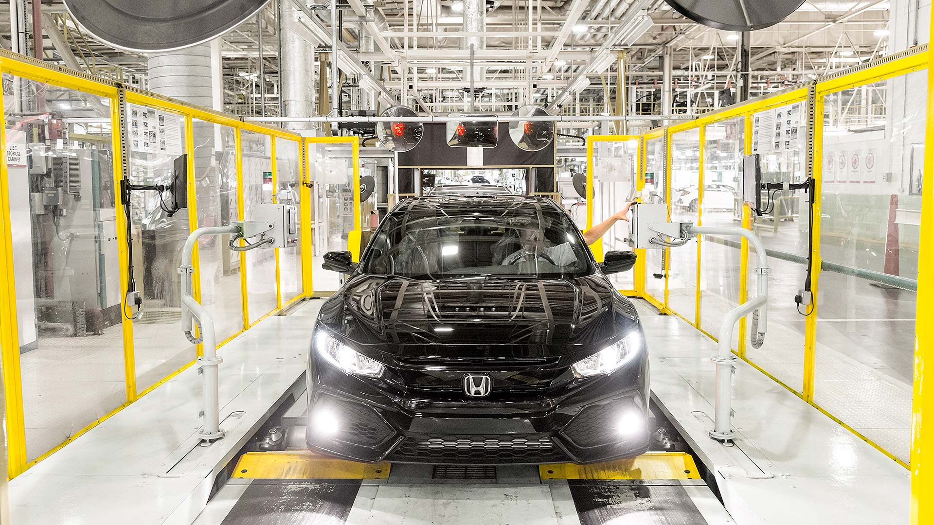 Honda Civic production line in Swindon