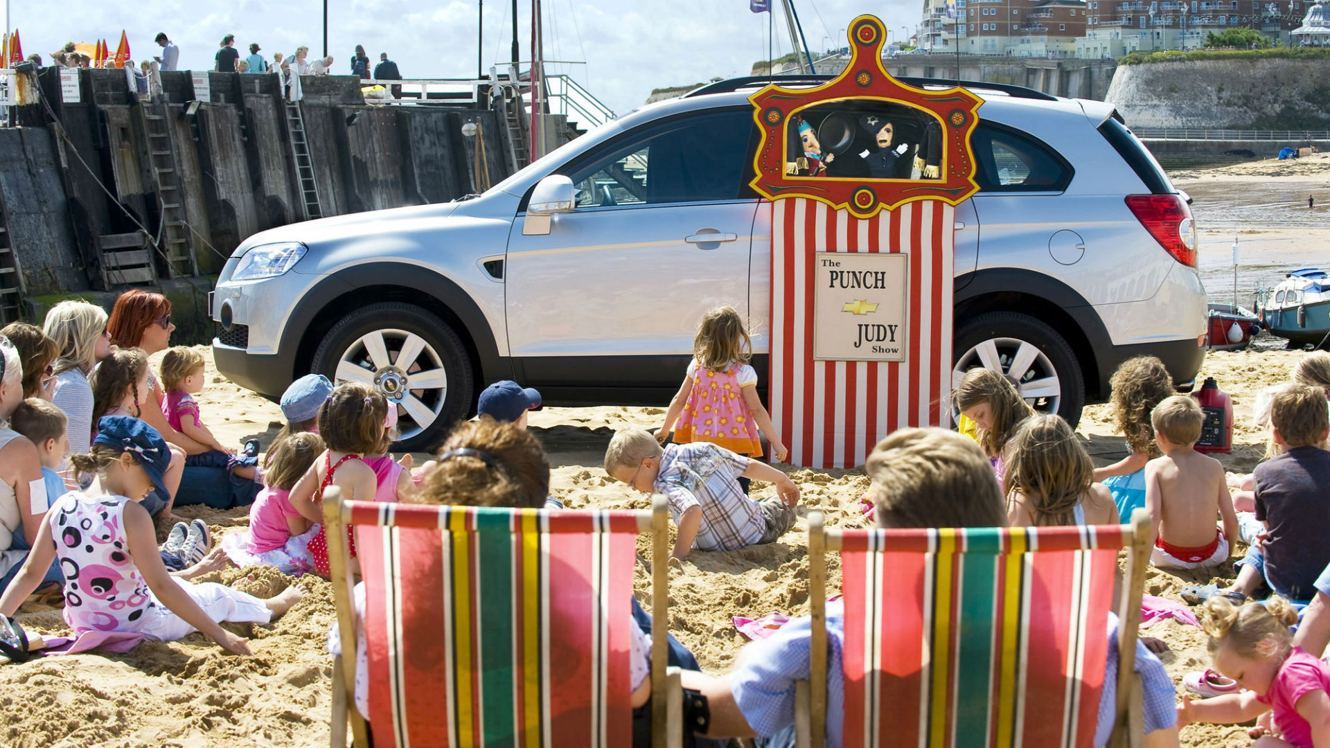 Chevrolet at the seaside