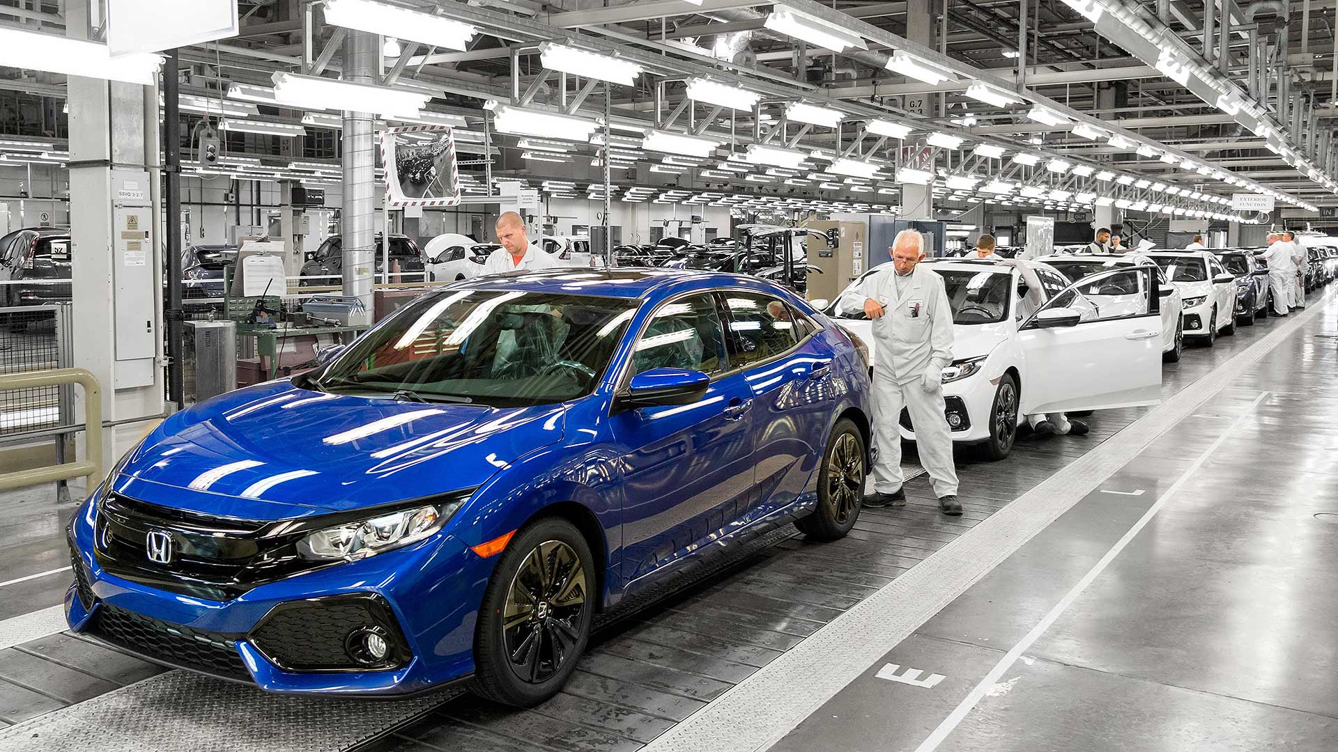 Honda car factory in Swindon