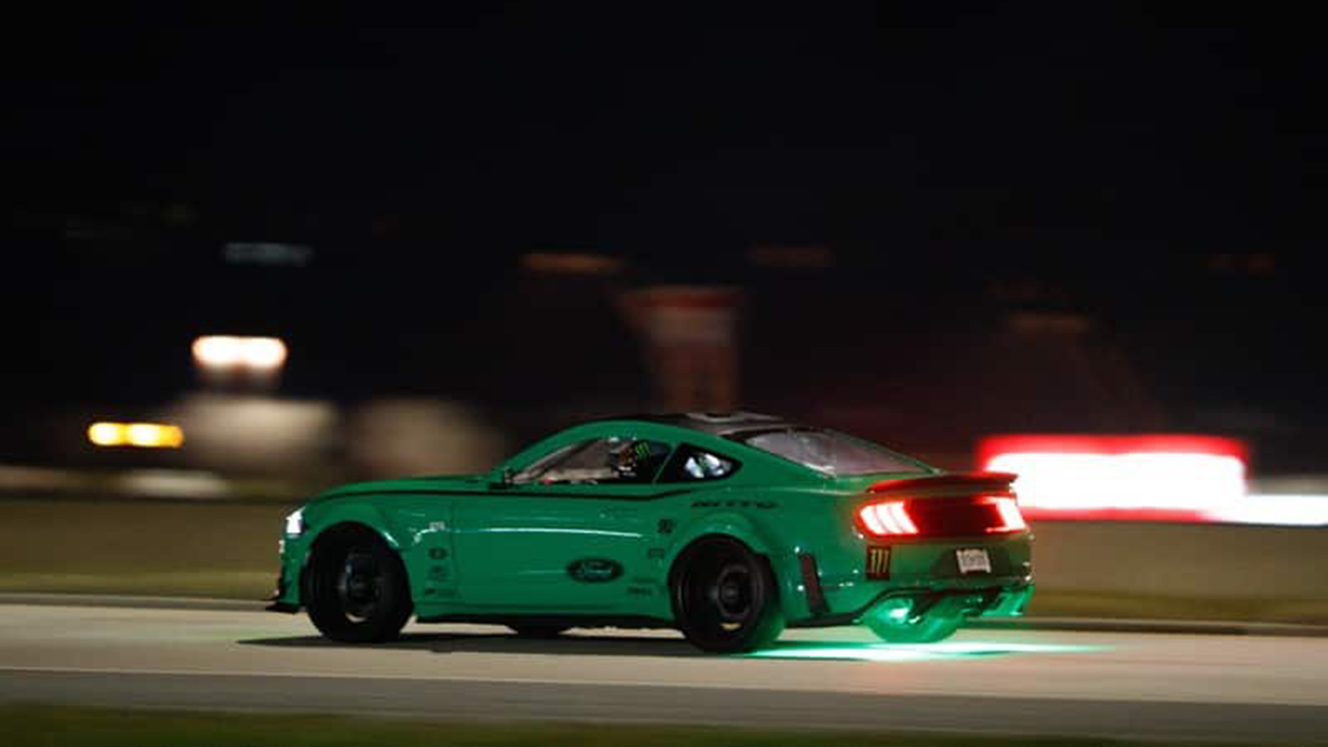 2019 Ford Mustang RTR four leaf clover drift