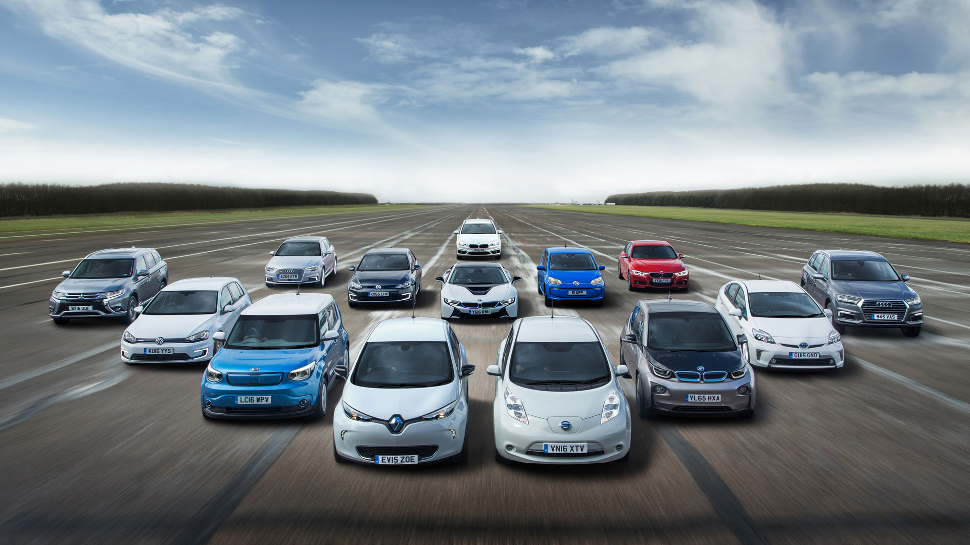 Electric car range UK