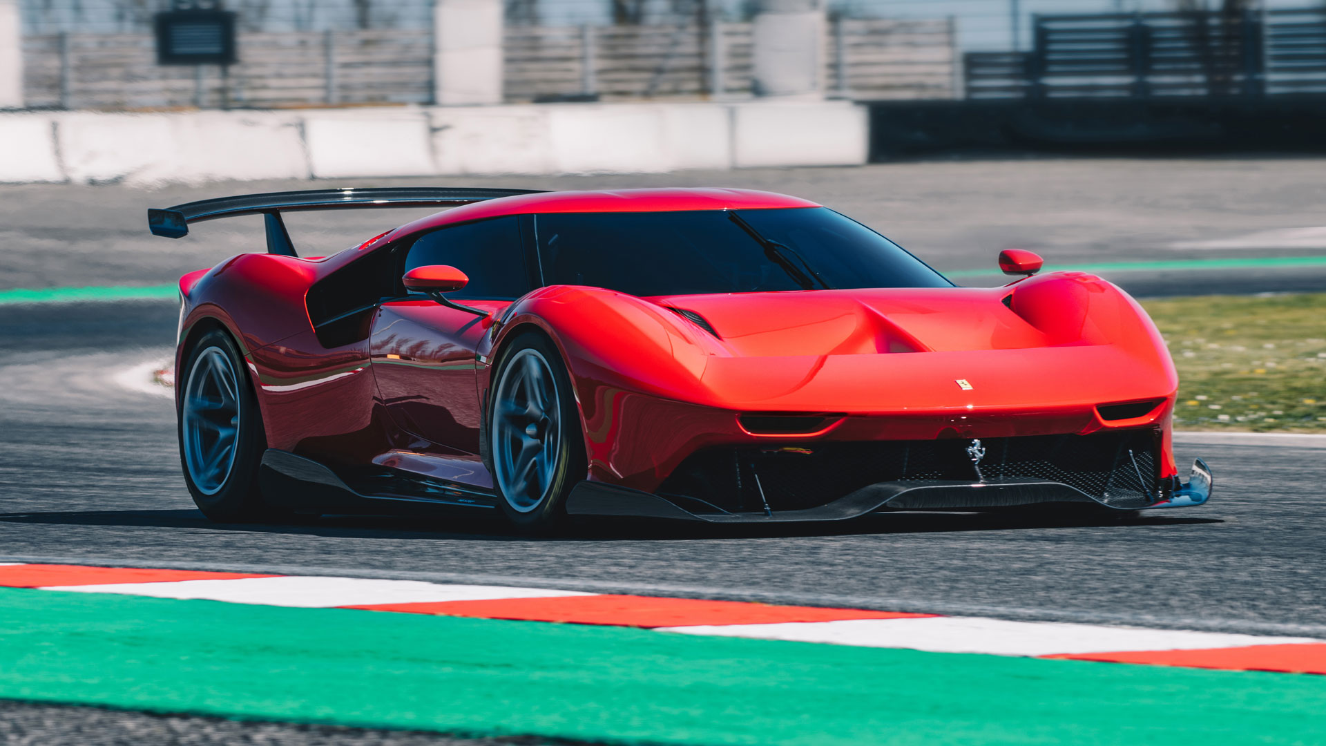 Ferrari P80C on track