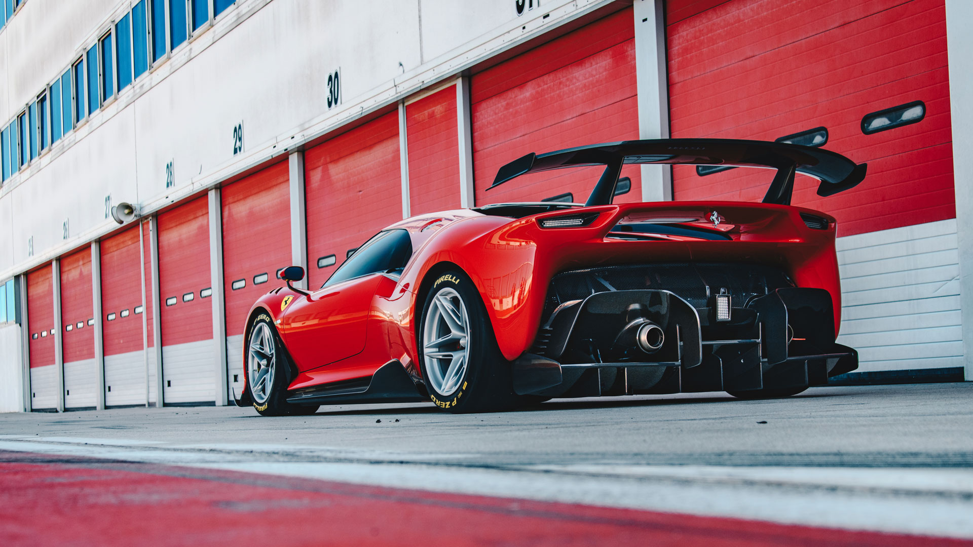 Ferrari P80C rear