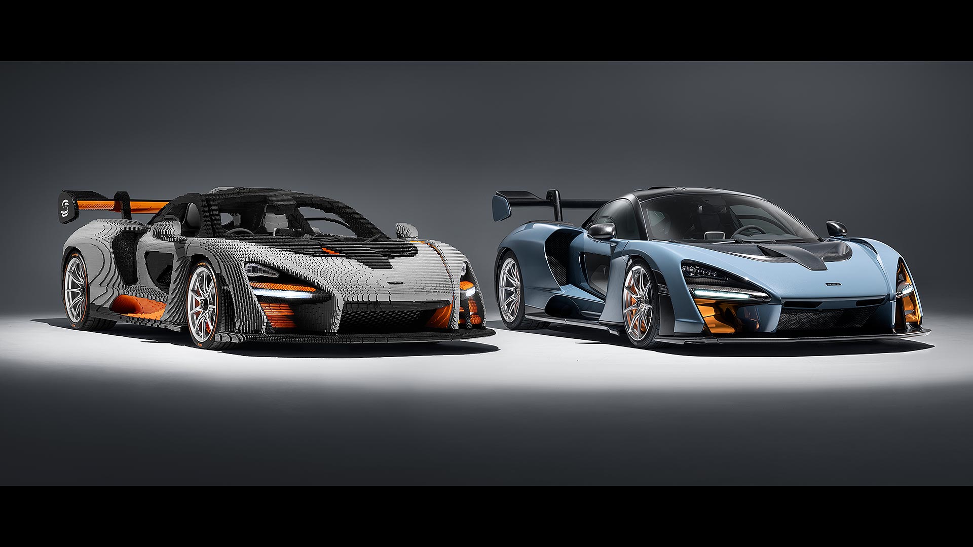 LEGO McLaren Senna and real McLaren Senna