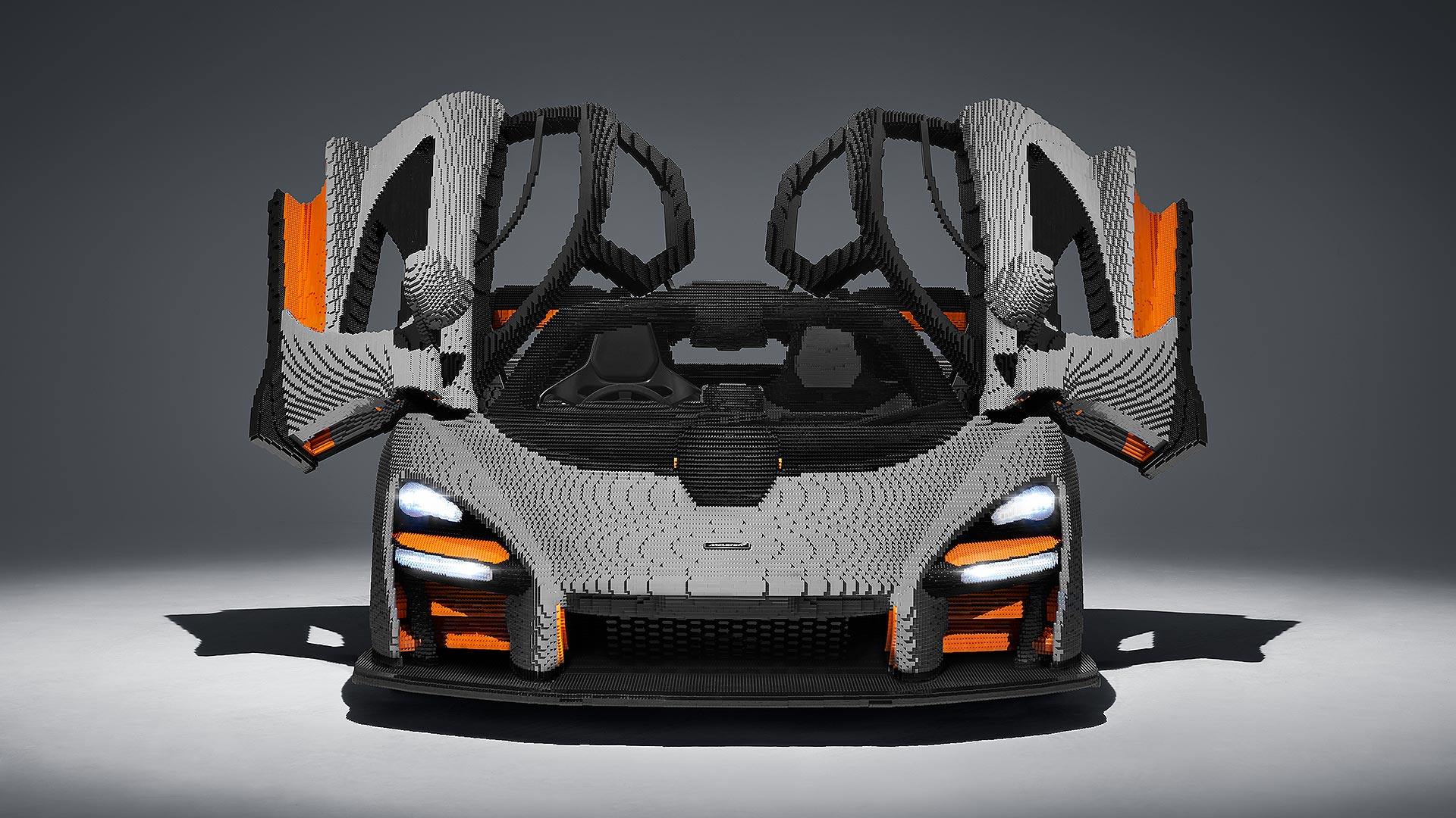 LEGO McLaren Senna front doors opened