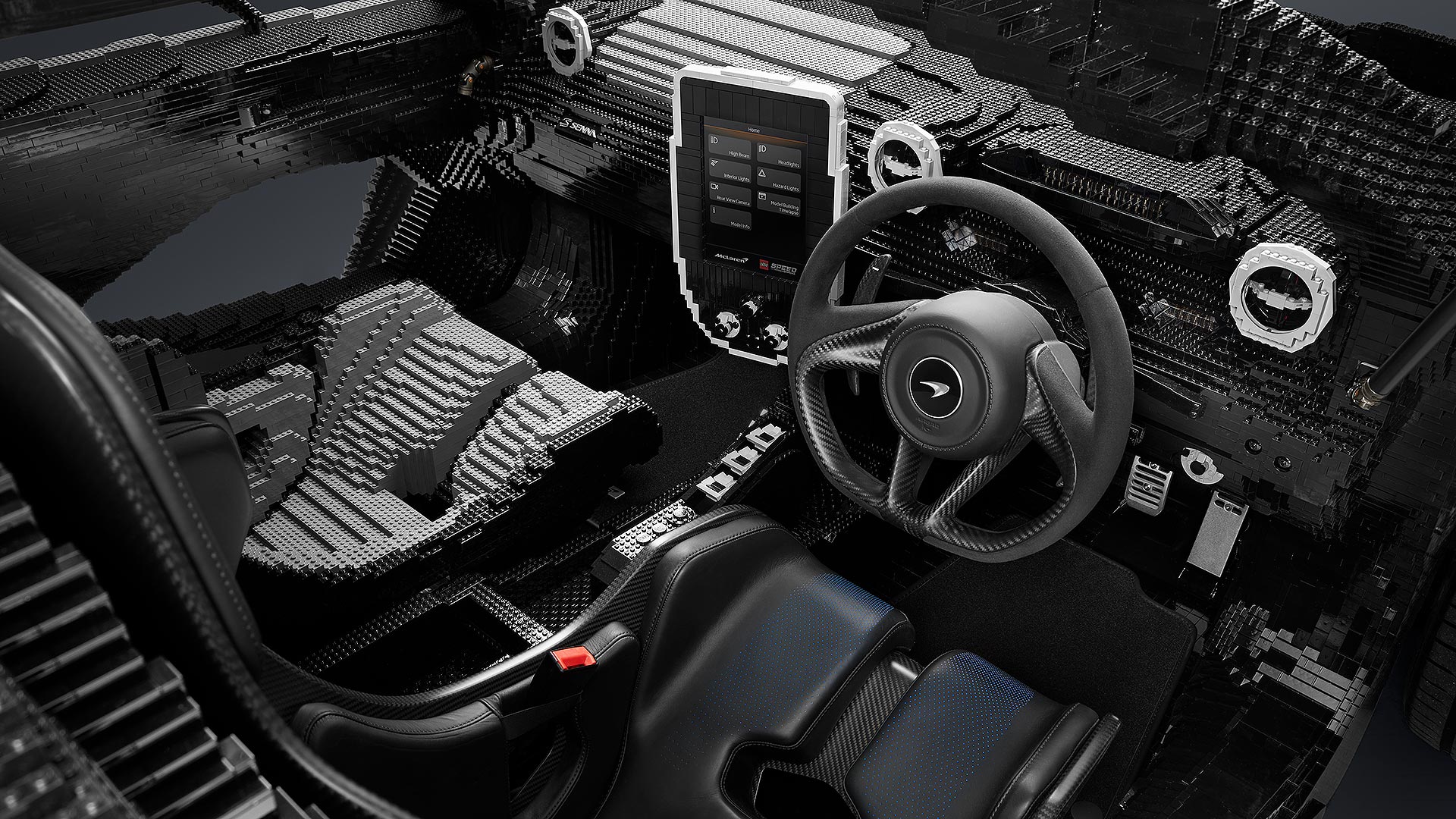 LEGO McLaren Senna interior