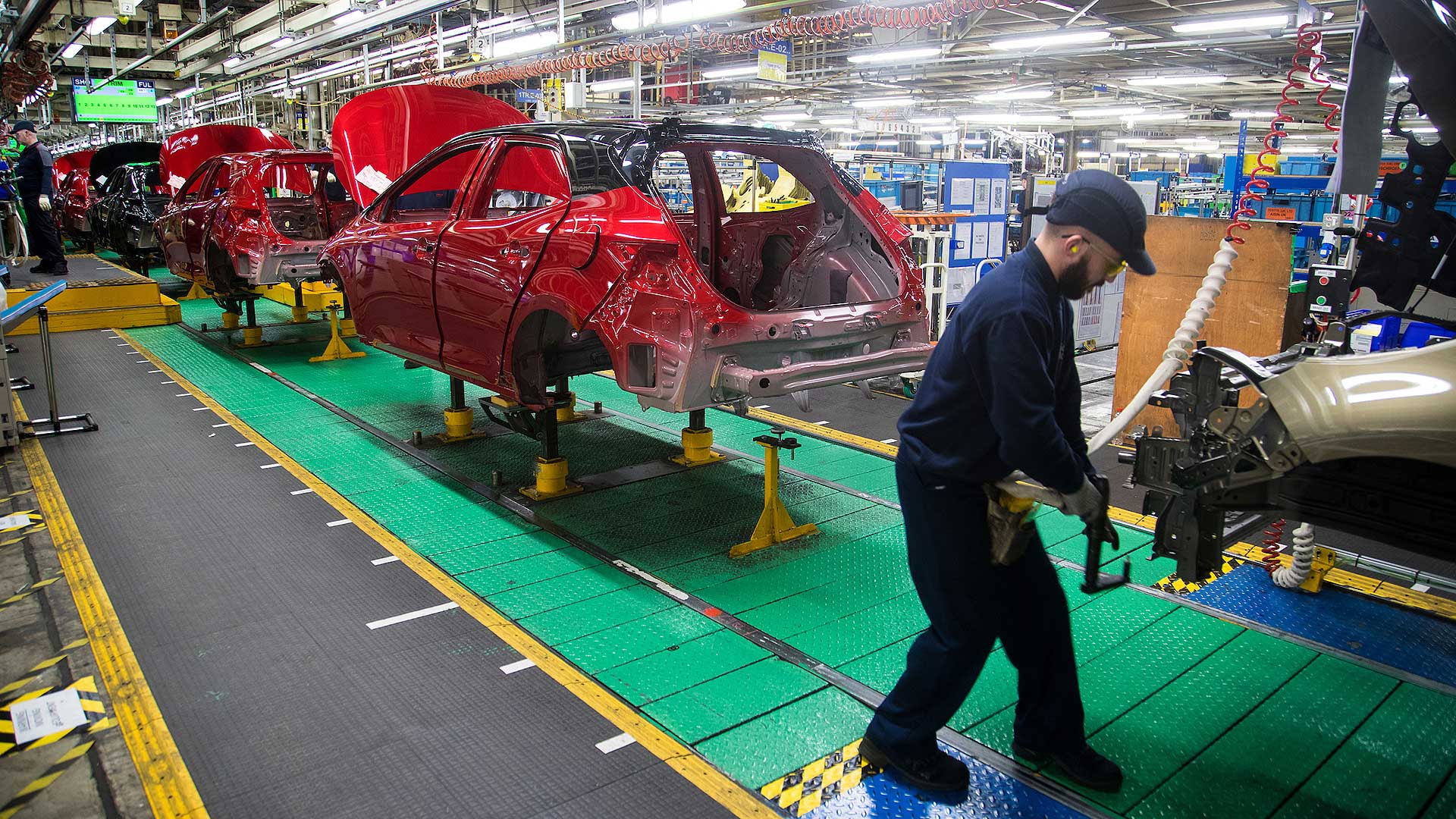 Toyota Corolla production in Burnaston