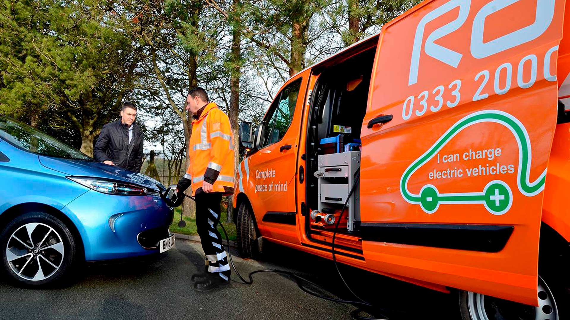 RAC patrol van with EV Boost