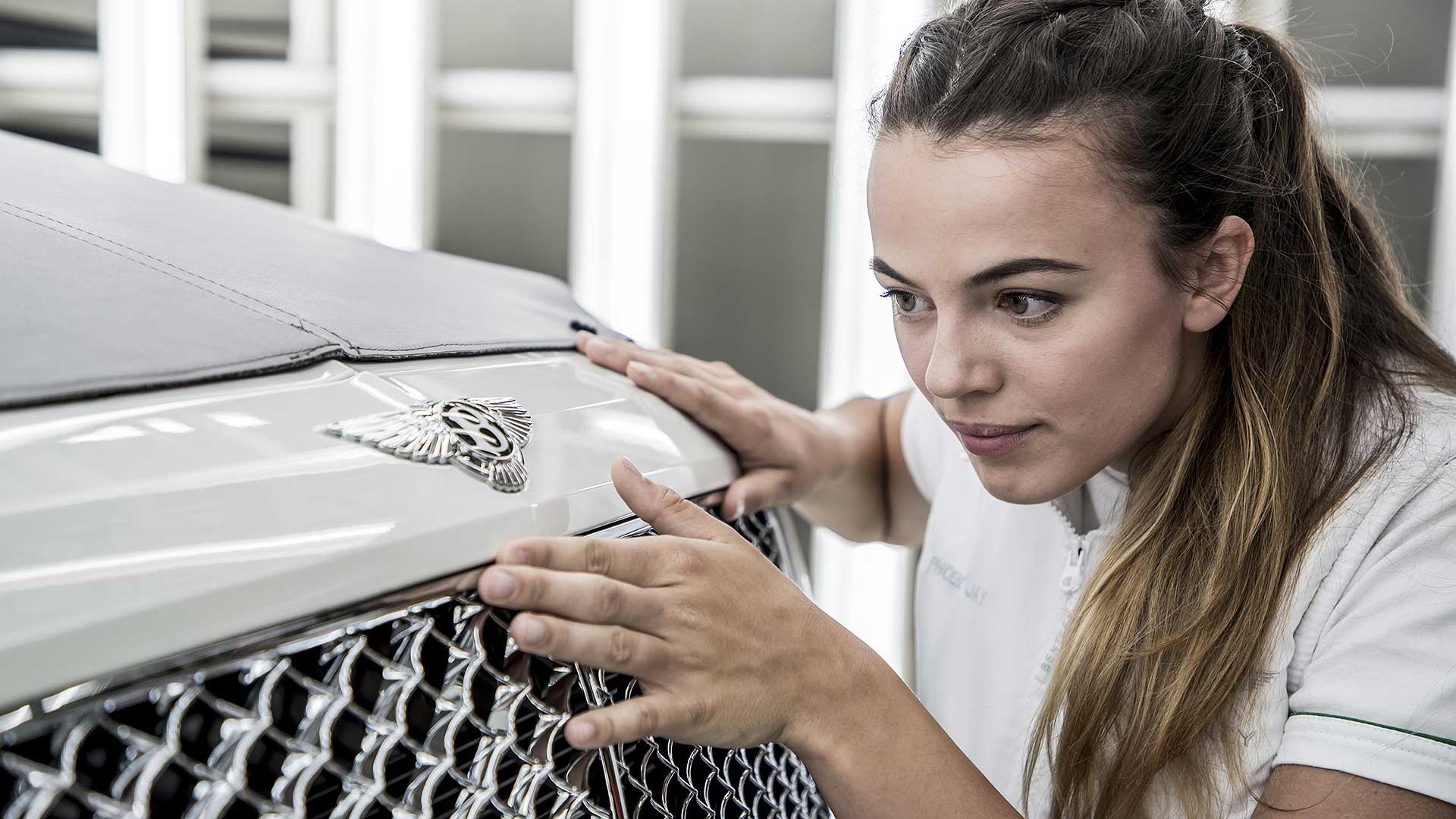 Bentley Motors assembly line