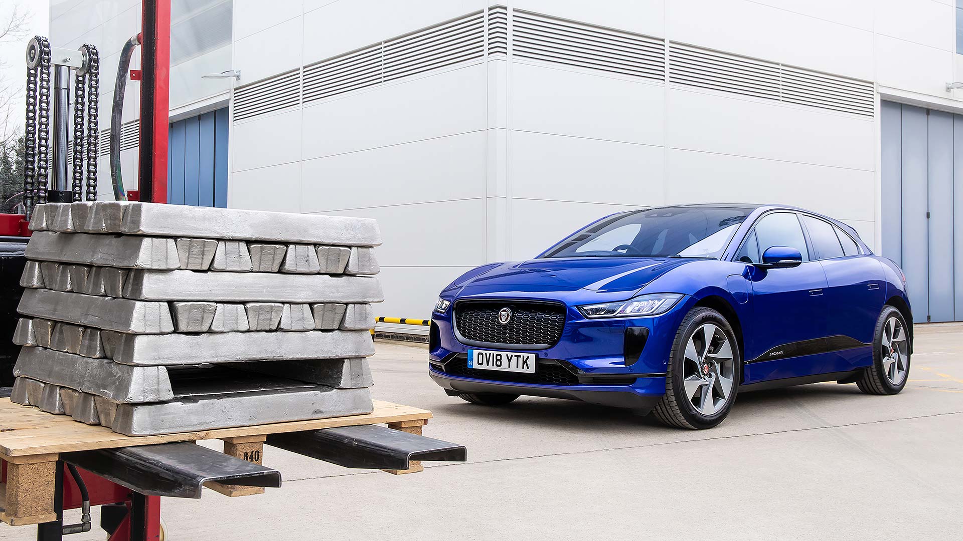 Jaguar I-Pace Reality aluminium recycling project