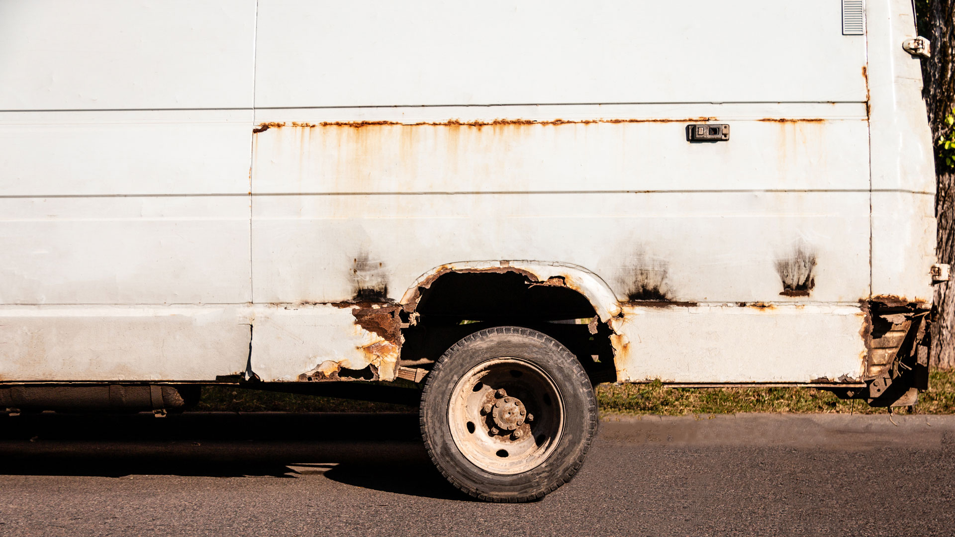 rusty van scrappage