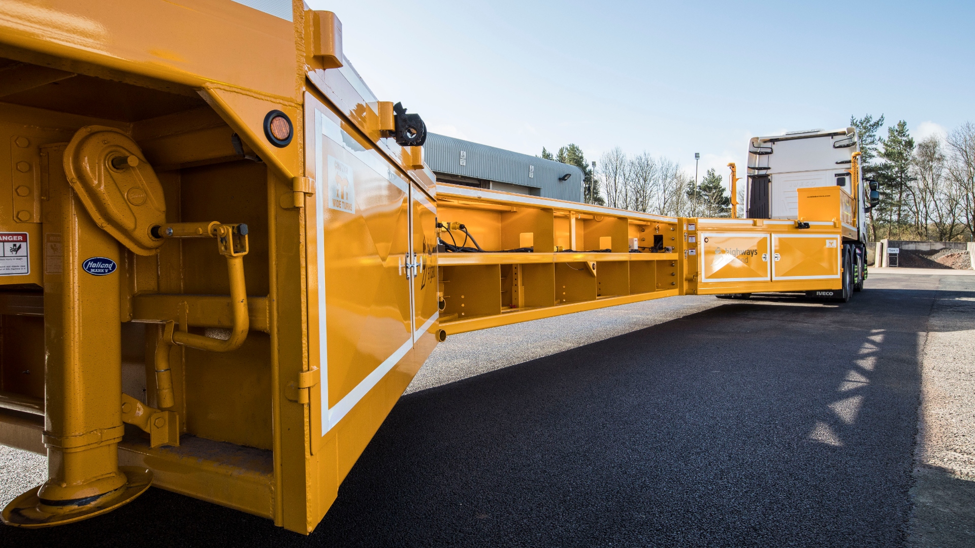 Highways England crash barriers