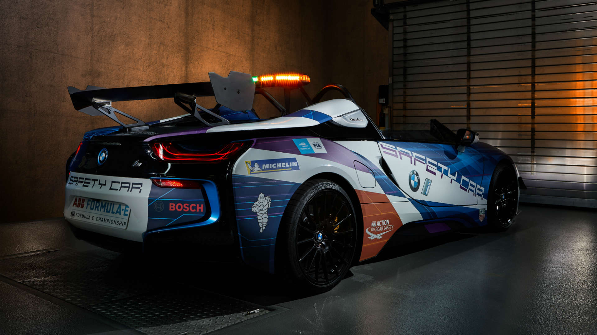 BMW i8 Roadster safety car Monaco