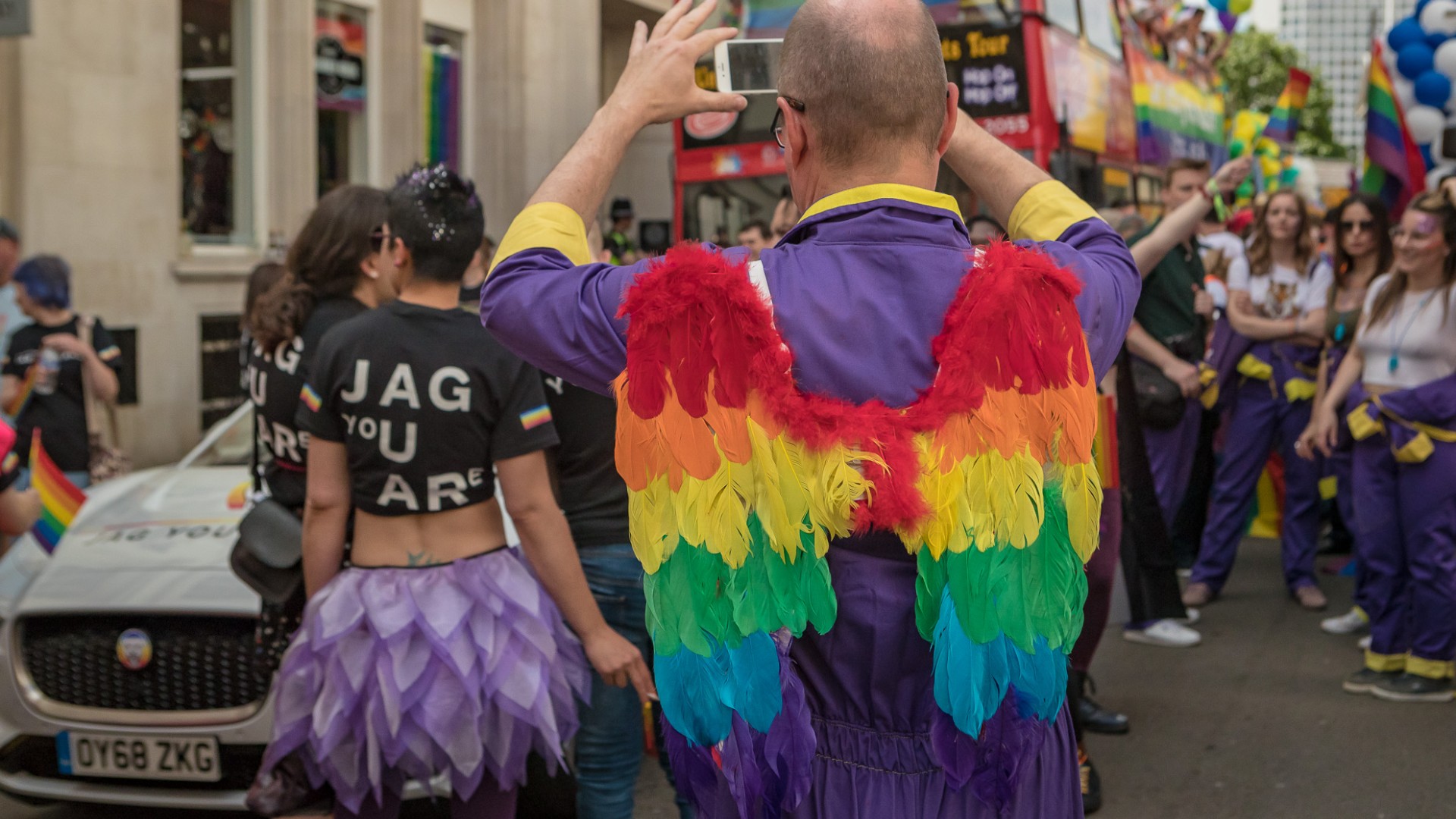 Jaguar I-Pace at Birmingham Pride 2019