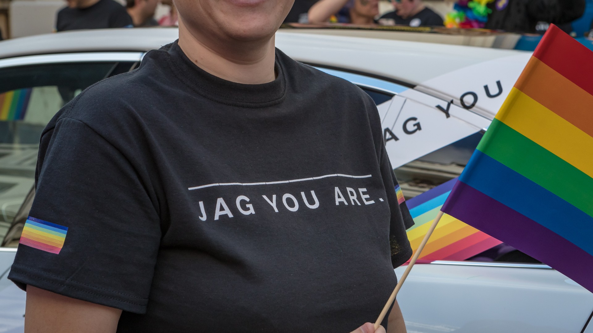 Jaguar I-Pace at Birmingham Pride 2019