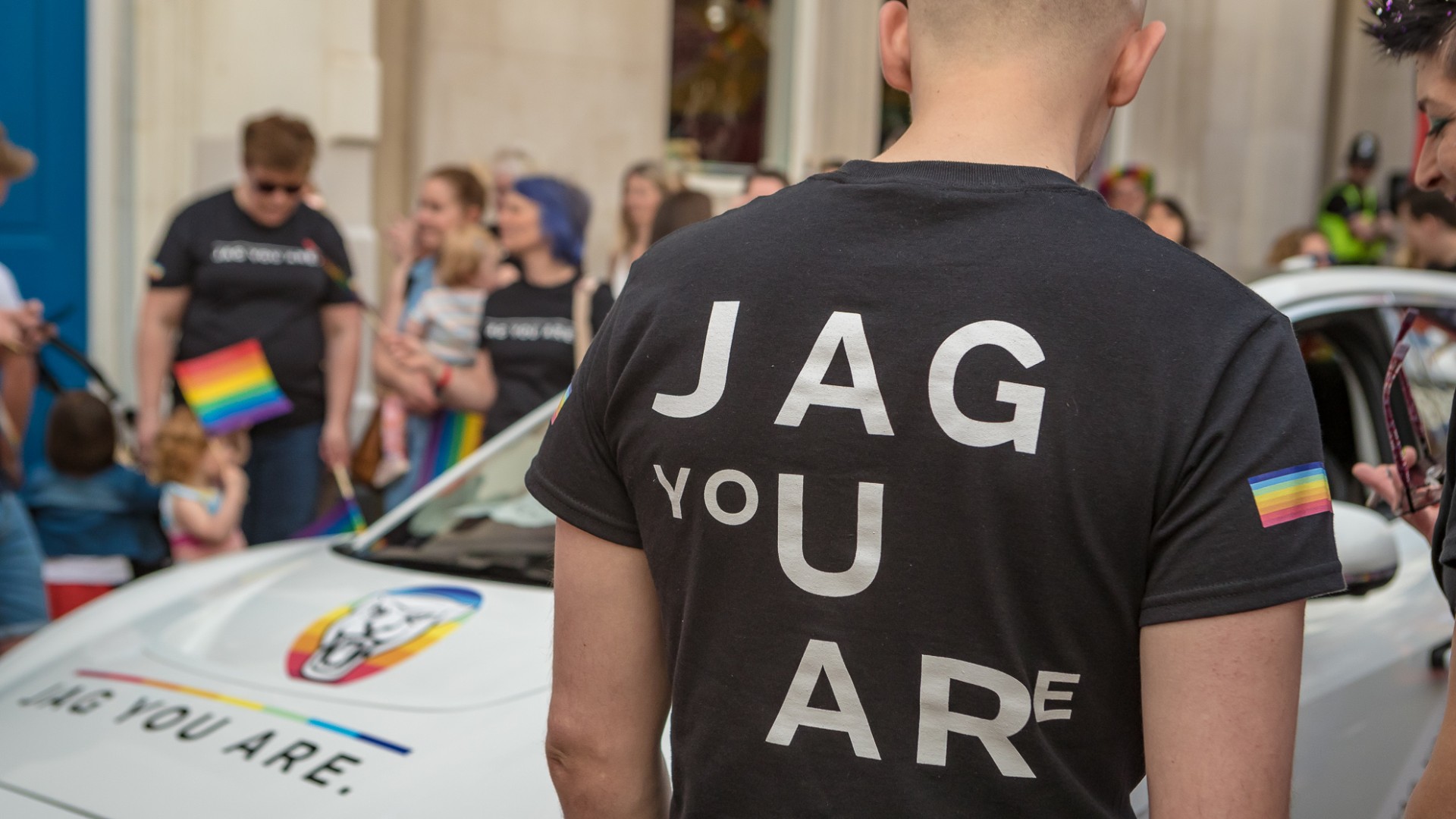 Jaguar I-Pace at Birmingham Pride 2019