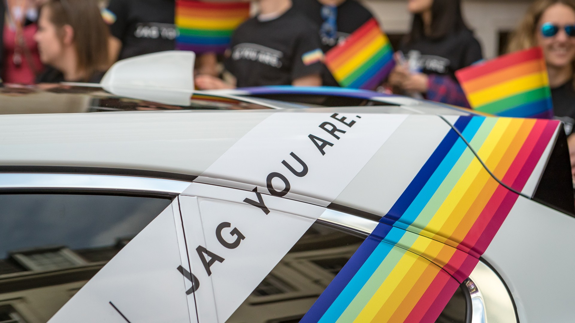 Jaguar I-Pace at Birmingham Pride 2019