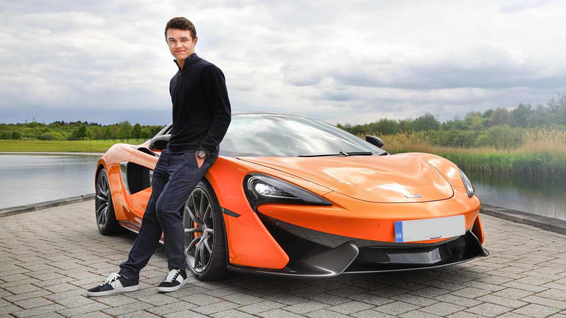 Lando Norris McLaren Automotive 570S Coupe