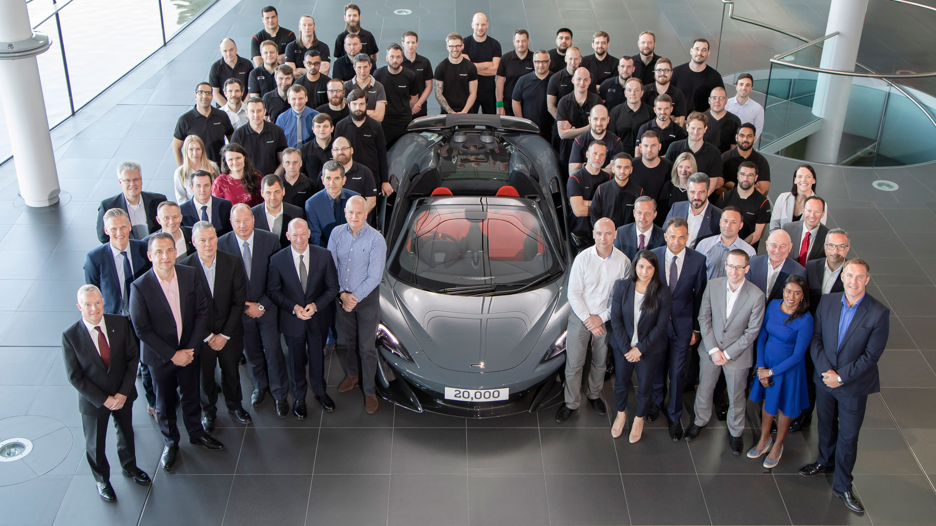 McLaren Automotive production milestone