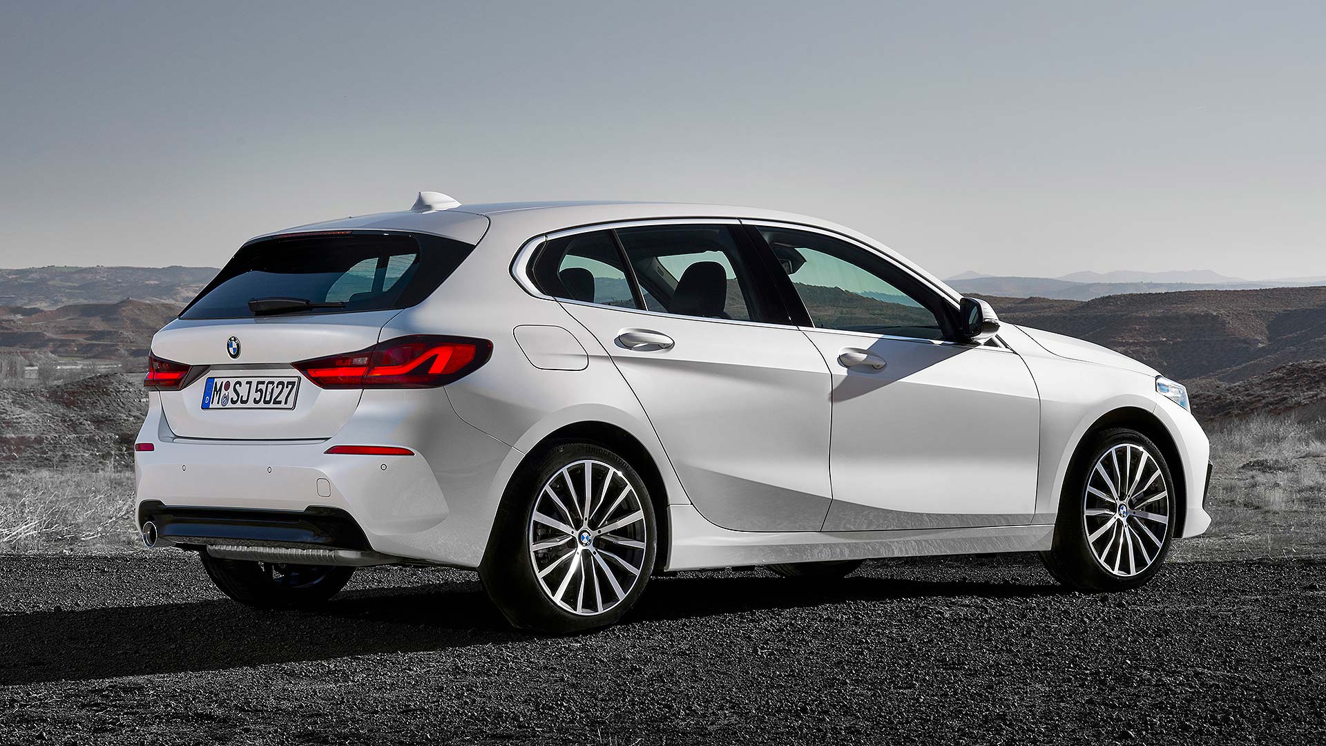 New BMW 1 Series in white