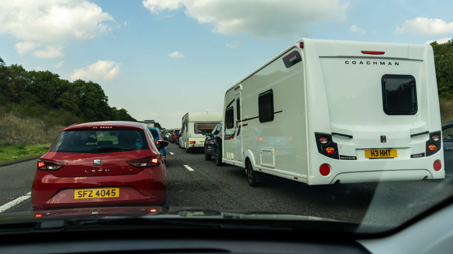 traffic delays on the M5 near Bristol