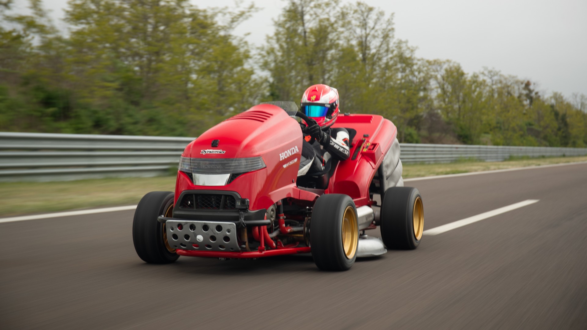 Honda's Mean Mower is the fastest lawnmower in the world