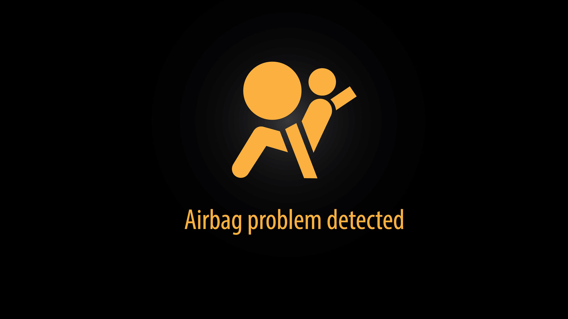 Airbag problem detected