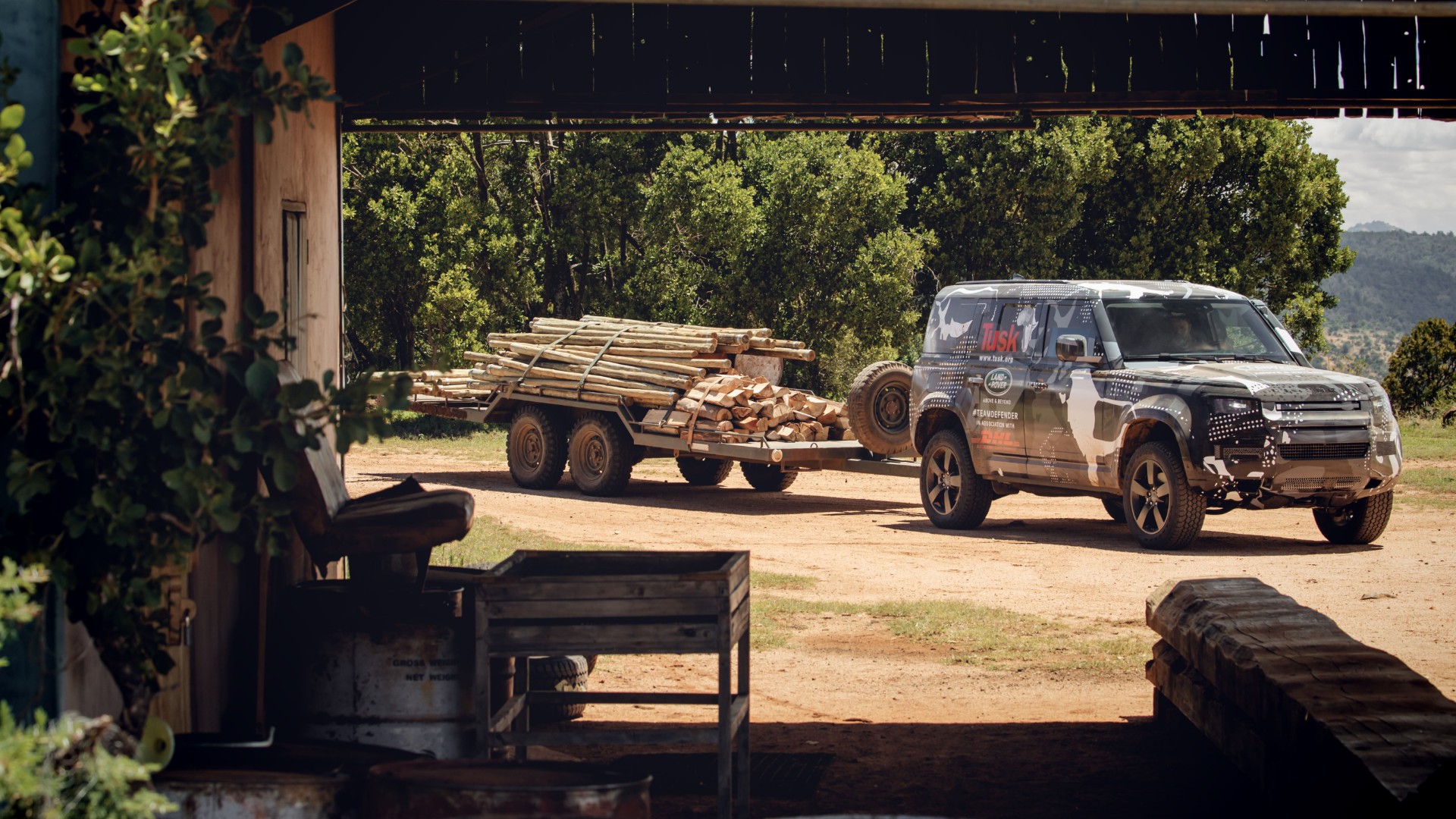 Land Rover Defender testing in Africa