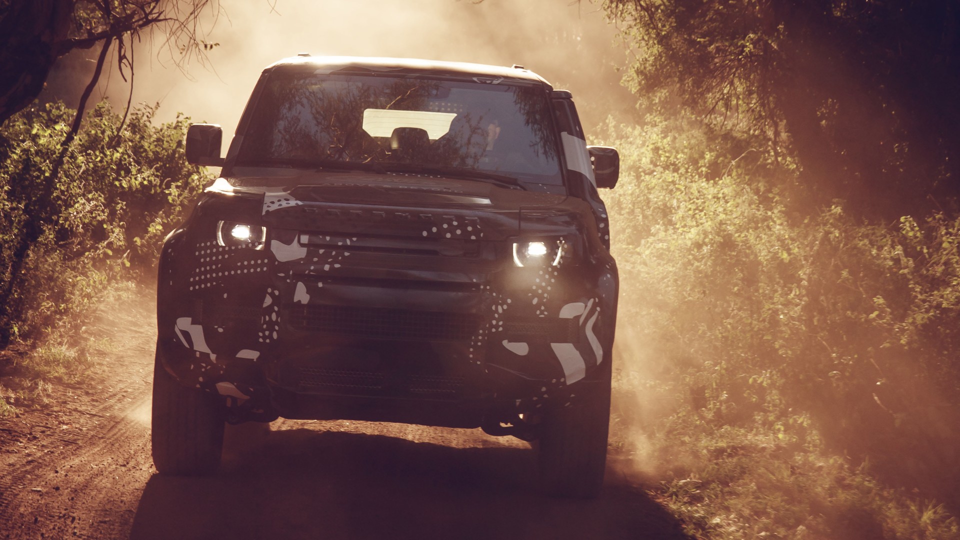 Land Rover Defender testing in Africa