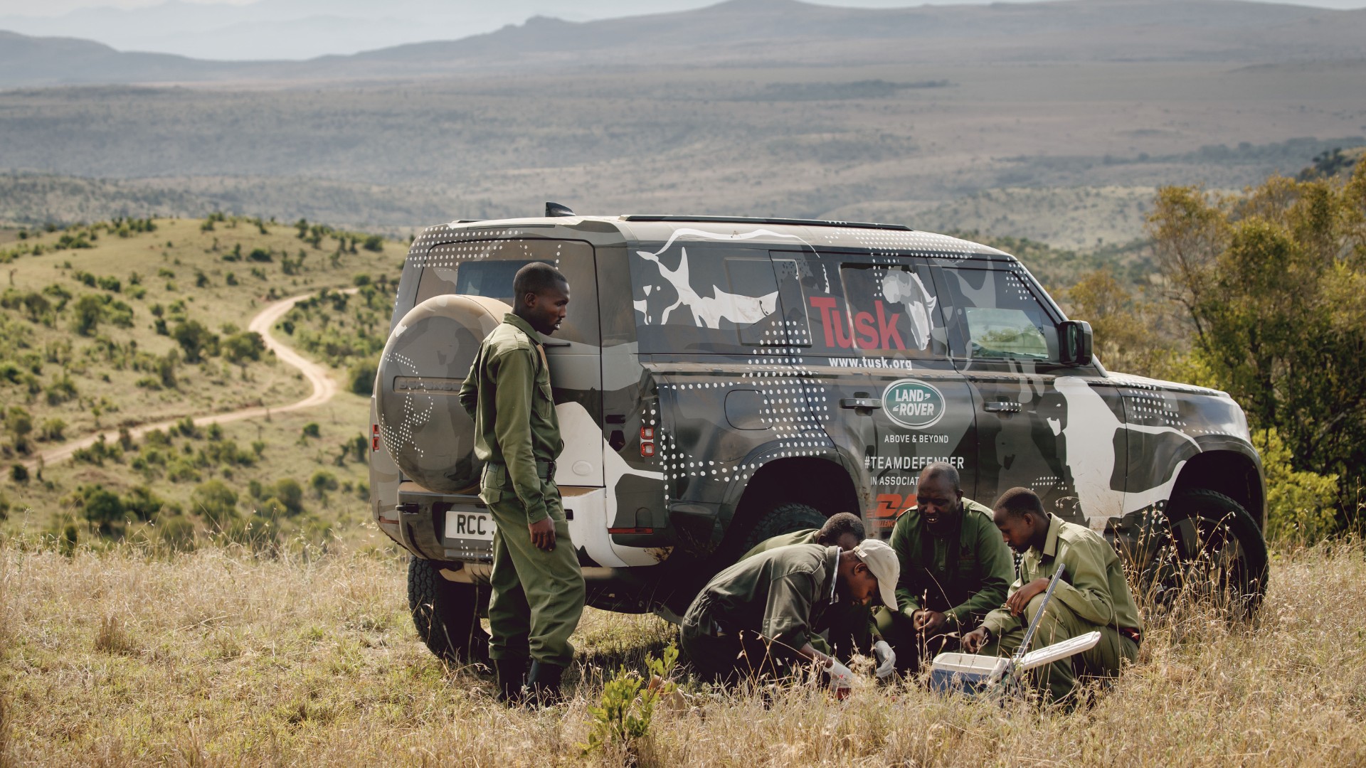 Land Rover Defender testing in Africa