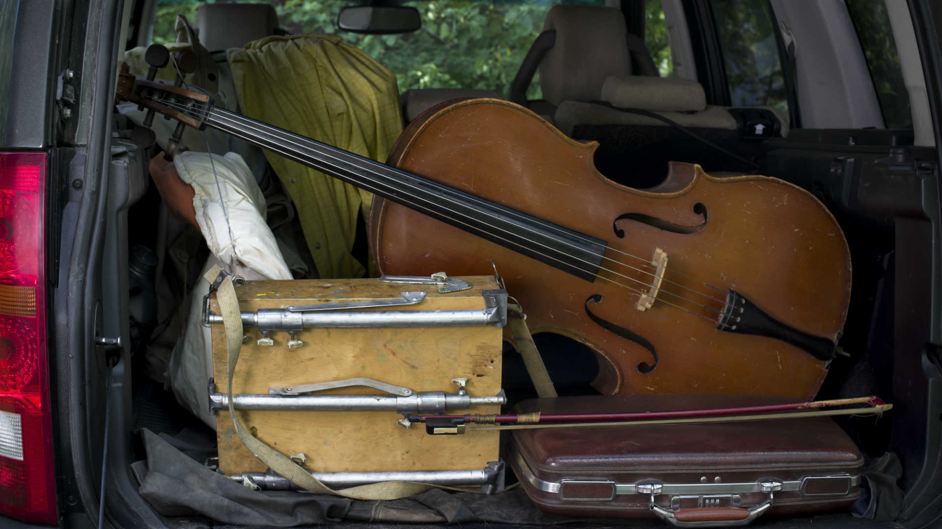 Musical instruments taken on a test drive