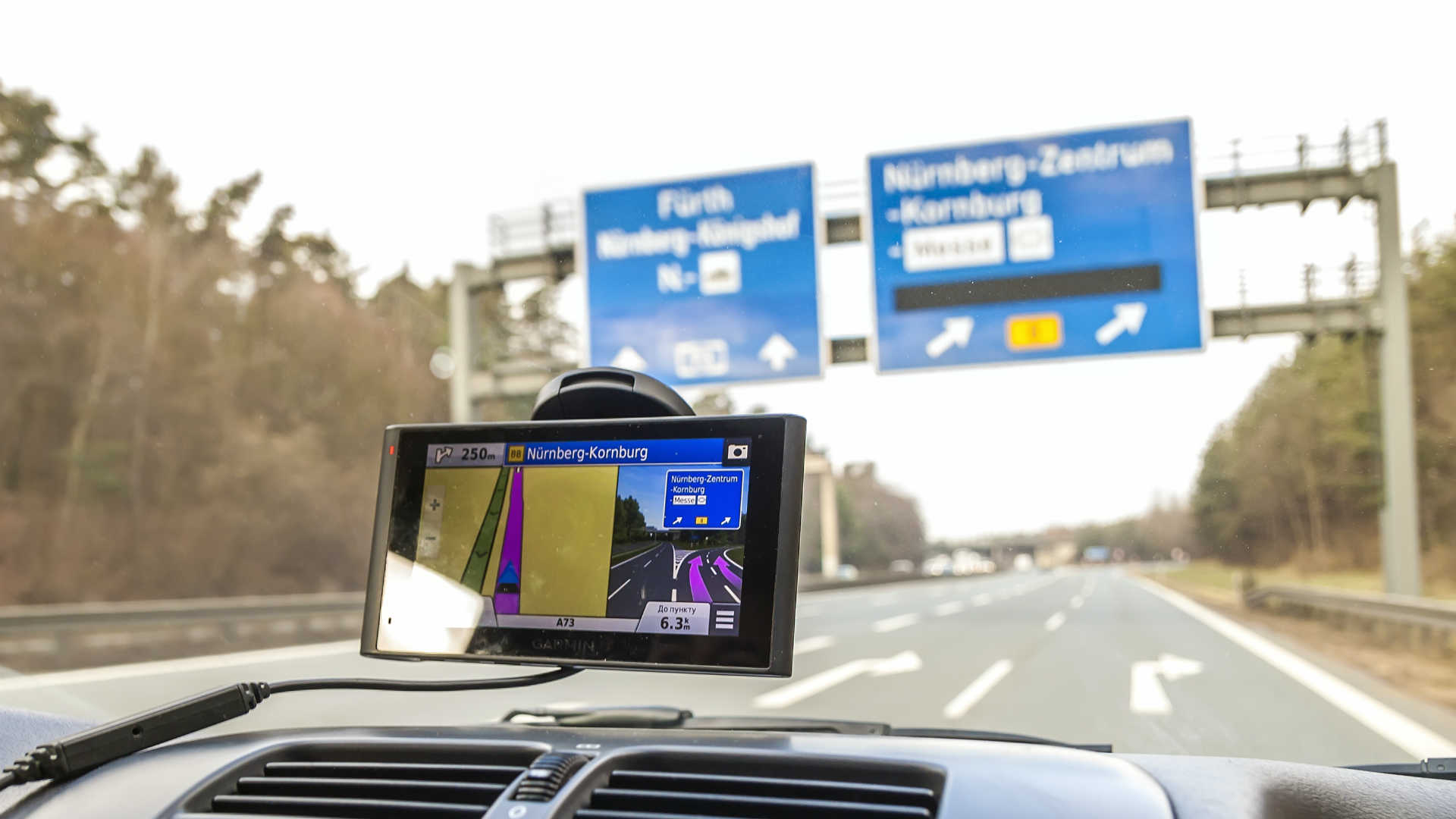 Sat nav in Europe