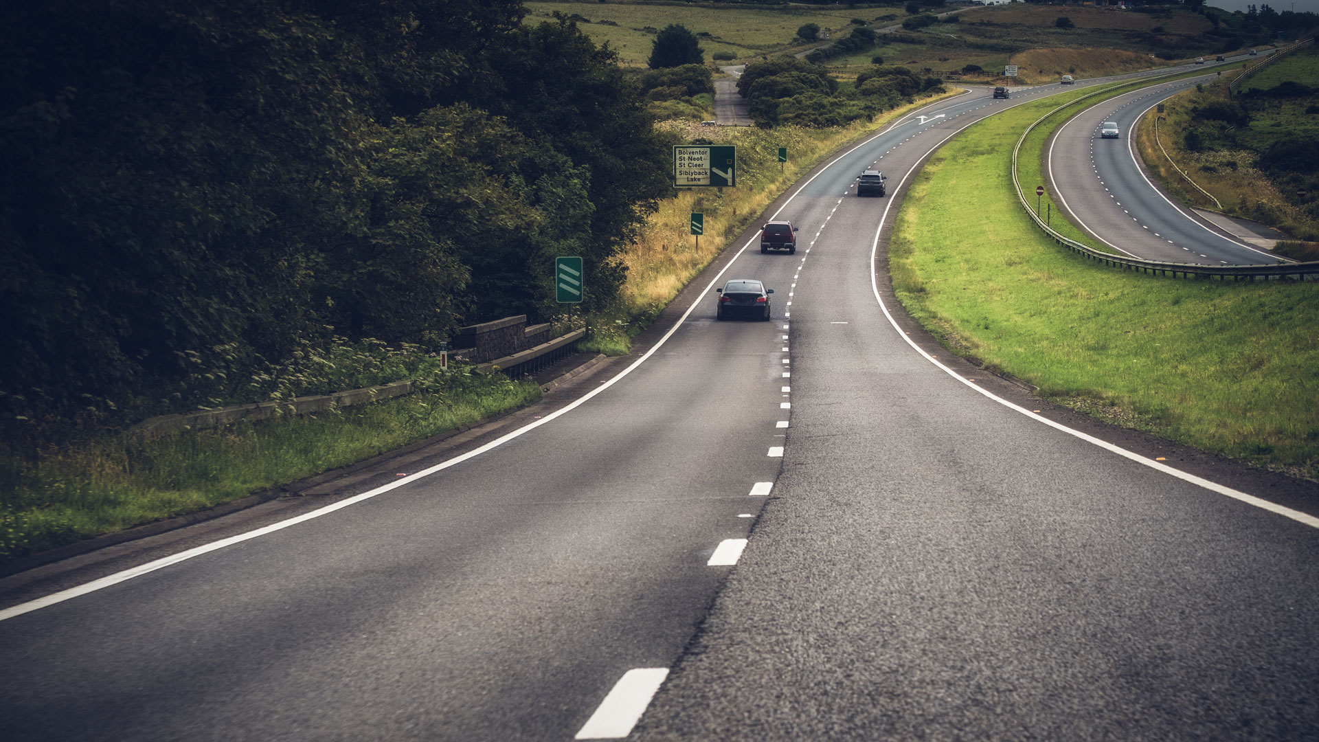 The A30 in Cornwall